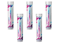 Allnutrition COLLAGEN BEAUTY kolagen SMAK RABARBAR-TRUSKAWKA 5 x 20 tabletek musujących
