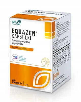 EQUAZEN EYE Q suplement diety kwasy omega 3 omega 6 240 kapsułek