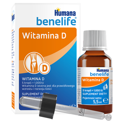 Humana Benelife Suplement diety witamina D 5,5 ml