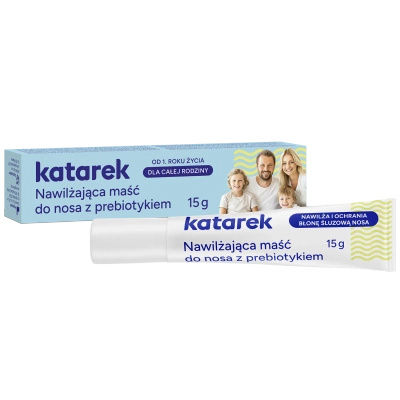 Katarek nawilżająca maść do nosa z prebiotykiem dla dzieci i dorosłych 15 g