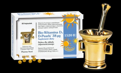 Pharma Nord Bio-Witamina D3 D-Pearl odporność 80 kapsułek