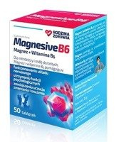 Rodzina Zdrowia Magnesive B6 50 tab.