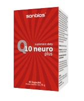 Sanbios Q10 Plus Koenzym Q10 METABOLIZM, UKŁAD NERWOWY, SERCE 60 kapsułek