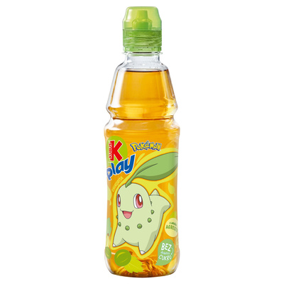 Kubuś Play! Napój owocowy Pokemon Chikorita jabłko, agrest 400 ml