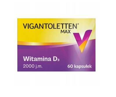 Vigantoletten Max Witamina D3 2000 j.m. 60 kapsułek