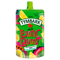 Tymbark Exotic Boost Mus jabłko pomarańcza banan kalamansi 200 g