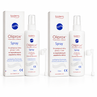 Oliprox spray przeciwłupieżowy ŁZS do skóry, włosów i ciała ZESTAW 2 x 150 ml