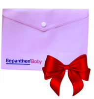 koperta na zatrzask a5 pastelowa różowa bepanthen baby