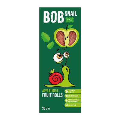 Bob Snail Rollsy owocowe Jabłko Mięta 30 g