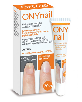 ONYnail Krem regenerujący i wspomagający paznokcie ZESTAW 2 x 20 ml