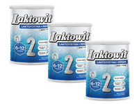 Laktowit 2 LAKTOFERYNA+MFGM mleko następne ZESTAW 3 x 400 g