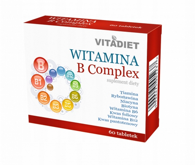 VitaDiet Witamina B complex odporność 60 tabletek