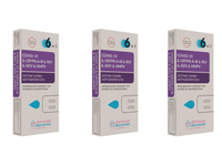 Domowe Laboratorium Test 6w1 - COVID-19, Grypa A+B, RSV, ADV, HMPV 3 sztuki
