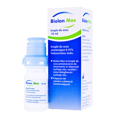 Biolan Max Krople do oczu 10 ml