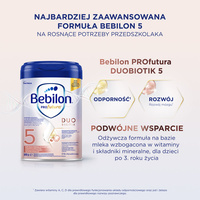 Bebilon PROfutura DUOBIOTIK 5 odżywcza formuła na bazie mleka po 3. roku życia ZESTAW 3 x 800 g