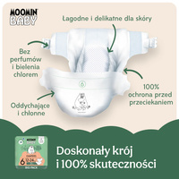 Moomin Baby 6 Maxi 12-24 kg (51 szt), eko pieluszki