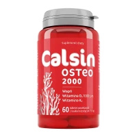 Aurovitas Calsin Osteo 2000 60tab + osłonka na kamerę czerwona GRATIS