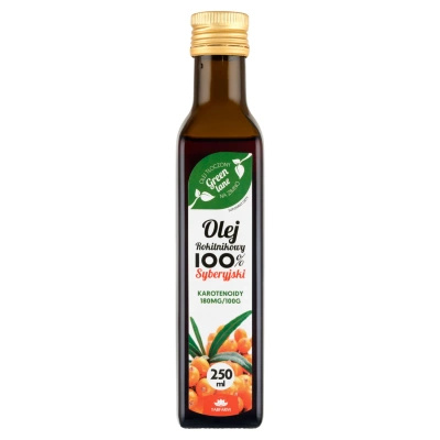 TABFARM Olej Rokitnikowy Syberyjski 100 % ODPORNOŚĆ, KWASY TŁUSZCZOWE 250 ml