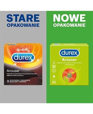 Prezerwatywy Durex Arouser 3szt