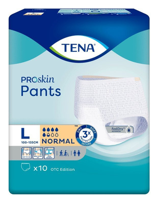 TENA PANTS ProSkin Normal L Pieluchomajtki 10szt