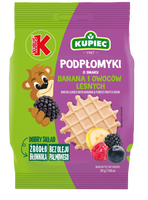Kubuś Kupiec mini podpłomyki o smaku banana i owoców leśnych 30 g