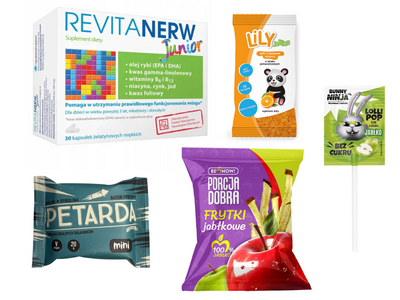 Revitanerw Junior i zestaw zdrowych słodyczy na rozpoczęcie szkoły