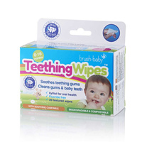 Brush-Baby Teething Gaziki do dziąseł z rumiankiem dla dzieci 20 sztuk