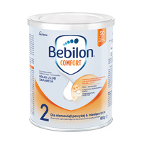 Bebilon Comfort 2 Żywność specjalnego przeznaczenia medycznego dla niemowląt od 6. miesiąca w przypadku kolki lub zaparcia 400 g