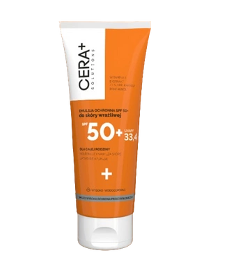 CERA PLUS SOLUTIONS emulsja ochronna SPF 50+ do skóry wrażliwej, 200 ml