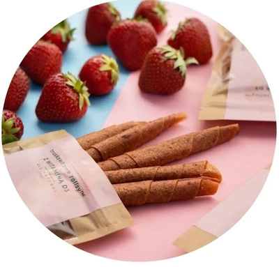 Truskawkowe rollsy z witaminą D3 z lanoliny ZESTAW 3 x 50 g