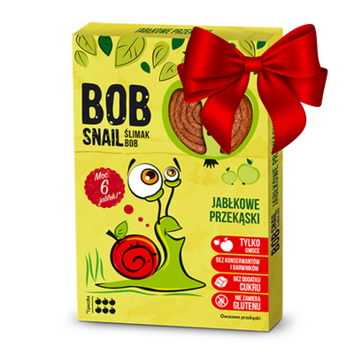 BOB SNAIL Przekąska jabłko 60g GRATIS