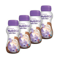 NutriKid Multi Fibre Napój odżywczo-leczniczy dla dzieci o smaku czekolady 4x200ml