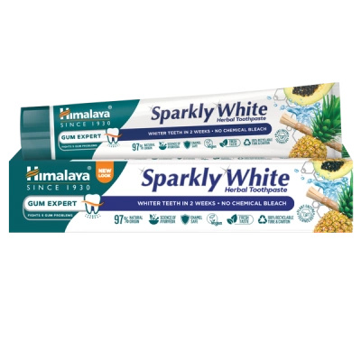 Himalaya Sparkly White Ziołowa pasta wybielająca do zębów 75 ml