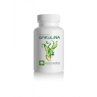 Alter Medica Spirulina 500 mg alergia poprawa samopoczucia 100 tabletek