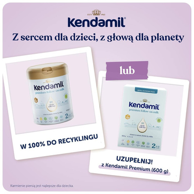 Kendamil 2 mleko następne Premium od 6 miesiąca ZESTAW 2x800 g