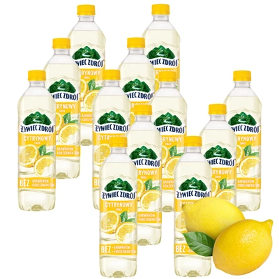 Żywiec Zdrój Napój niegazowany z nutą cytryny ZESTAW 12 x 500 ml