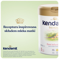Kendamil Nature 1 HMO+ mleko organiczne bez oleju rybiego ZESTAW 3 x 800 g