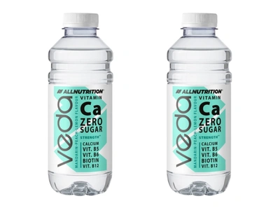 Allnutrition Veda woda witaminowa mandarynka brzoskwinia cytryna IZOTONIK ZESTAW 2 x 600 ml