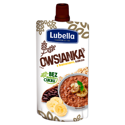 Lubella Owsianka z bananami kakao 100 g