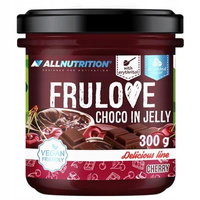 Allnutrition Frulove choco in jelly cherry wiśnie w żelu 300 g