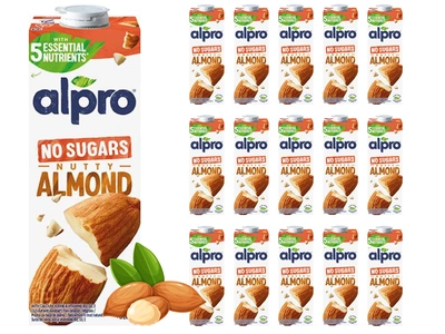 Alpro Napój migdałowy niesłodzony ZESTAW 16 x 1 L