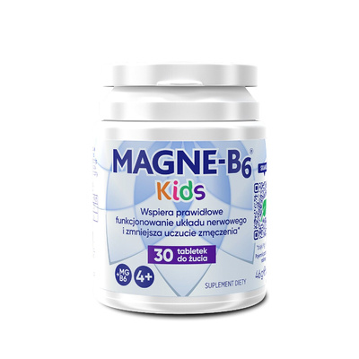 MAGNE B6 KIDS na układ nerwowy dla dzieci 30 tabletek do żucia