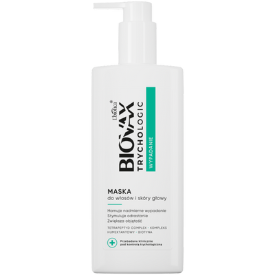 BIOVAX Trychologic Wypadanie Maska do włosów i skóry głowy 200 ml