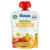 Humana Organic Mus jabłko & banan po 4. miesiącu 90 g