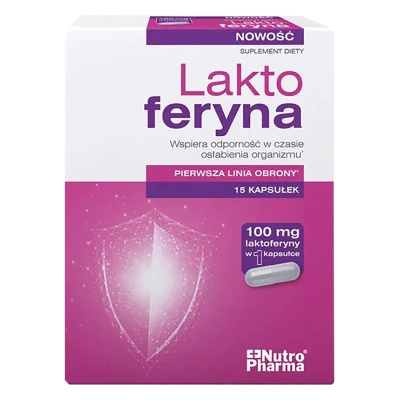 Nutropharma Laktoferyna ODPORNOŚĆ ZESTAW 2 x 15 kapsułek