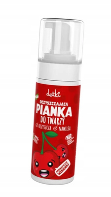 Dotki oczyszczająca pianka do twarzy dla dzieci aromatyczne wisienki 150 ml
