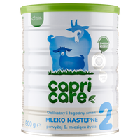 Capricare 2 - mleko następne, powyżej 6 miesiąca, oparte na mleku kozim ZESTAW 2 x 800 g + 2 SASZETKI GRATIS!