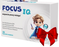 PRÓBKA GRATIS 30 KAPSUŁEK Aflofarm IQ wsparcie pracy mózgu na pamięć i koncentrację od 6 roku życia
