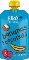 Ella's Kitchen BIO deserek banan i kokos ZESTAW 3 x 120 g
