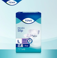 TENA Slip ProSkin Maxi L Pieluchomajtki 10szt.